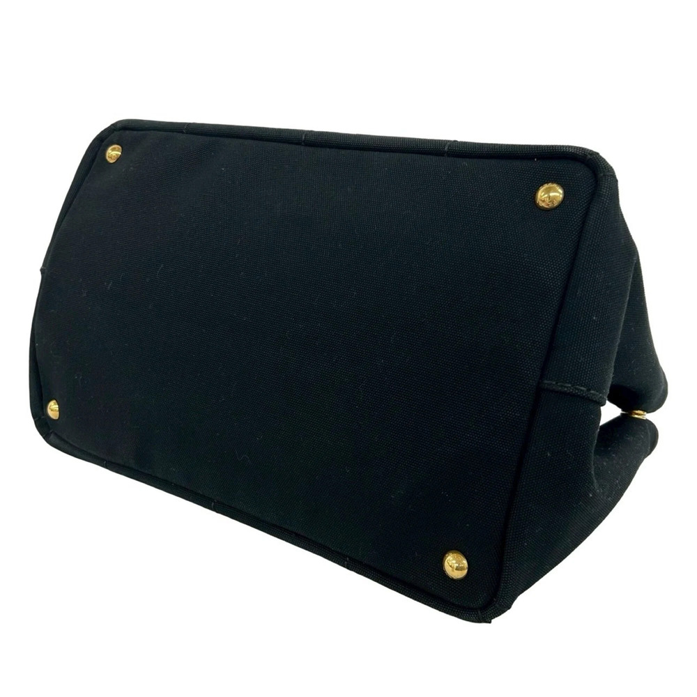 PRADA Black Canvas Shoulder Bag - Picture 8 of 10